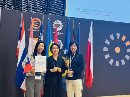 長庚科技大學跨校團隊參加2025年波蘭國際發明展　《握力訓練輔助器》榮獲金牌及大會特別獎 吸引國際合作關注