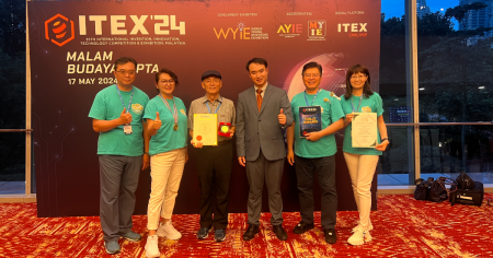 台灣生技企業大禾國際生技無化學環保清潔劑參展馬來西亞ITEX國際發明展獲金牌殊榮